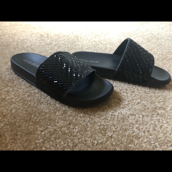 Black sequin slides - Picture 3 of 3